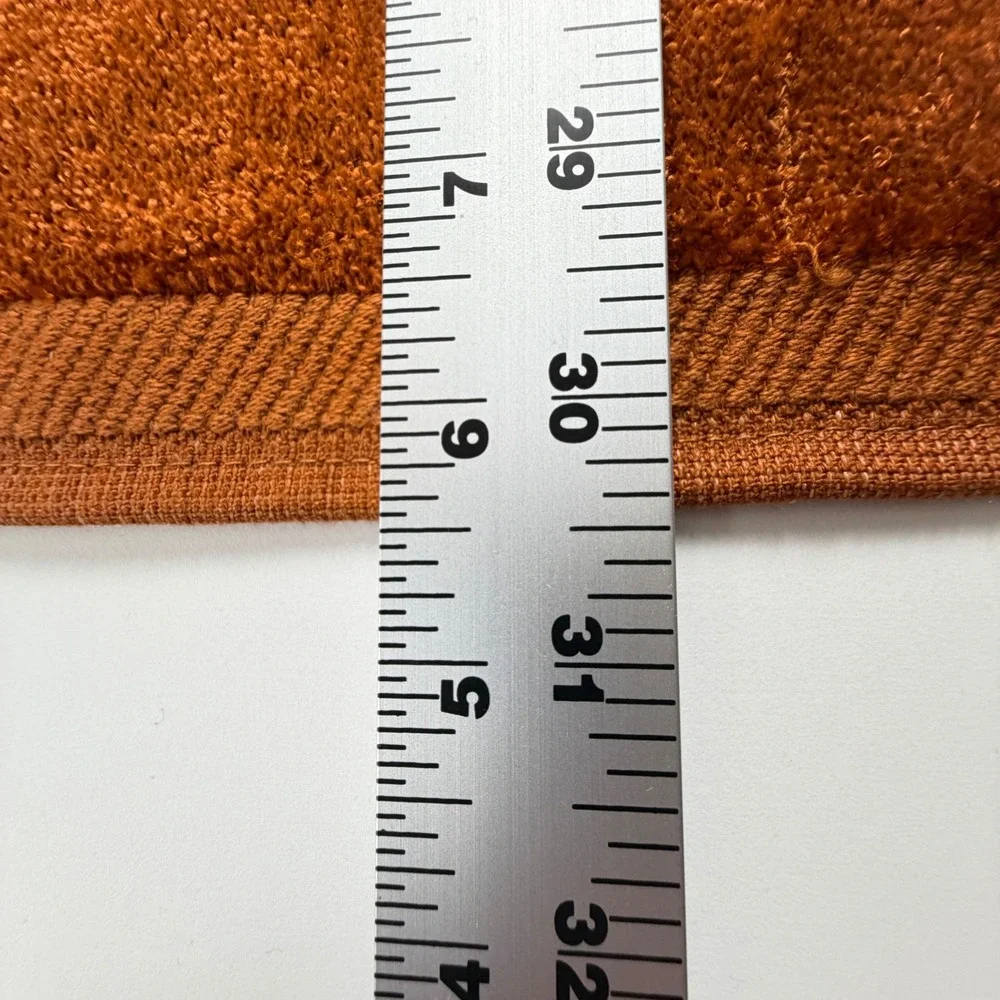 Vintage Cannon Royal Family Hand Towel Orange Rust MCM Cotton